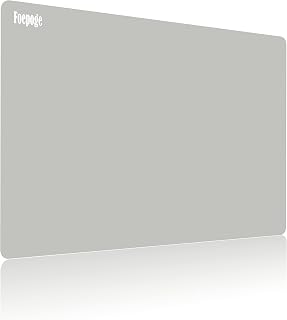 Foepoge Extra Large Silicone Sheet for Crafts 27.9''x20'', Nonstick Silicon Mat for Jewelry Making, Epoxy Resin Painting Pad, Nail Art Mat for Table, Waterproof Heat Resistant Placemat - Gray
