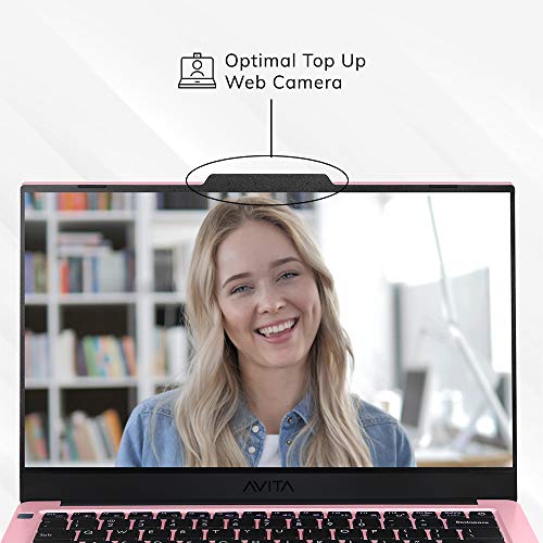 Image of AVITA LIBER V14 NS14A8INF561-BP 35.56 cm (14-inch) Laptop (Core i5-10210U /8GB /512GB SSD /FHD Display /Windows 10 Home /Intel UHD Graphics 620), Blossom Pink