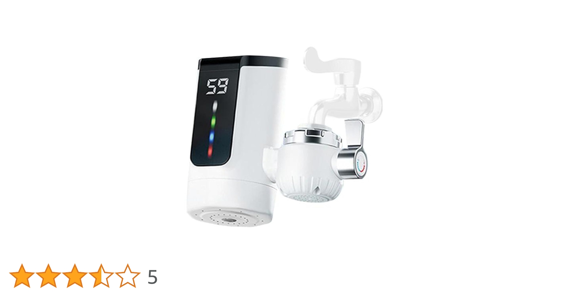 Amazon | Tirczil 電気蛇口 電気温水ヒーター 3秒間急速に加熱し