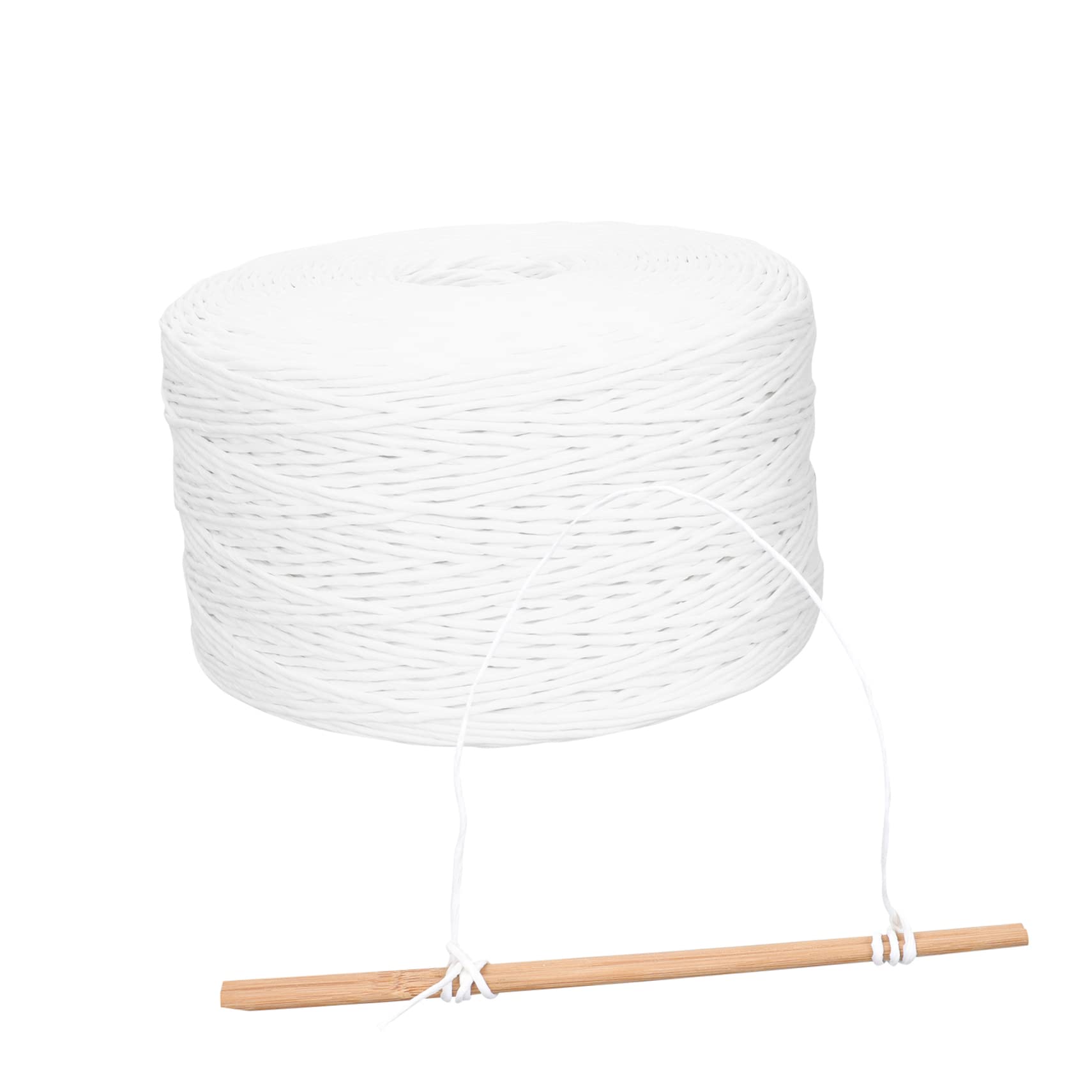 Yardwe Lampenschirmmaterial und Frei Zuschneidbar Selbstgemacht Kraftpapier Papierkordel Weiß Multifunktionales Elegantes Bastelzubehör für Dekoration Lampenschirmherstellung