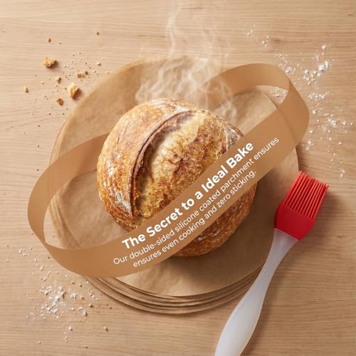 100 Pièces Papier Sulfurisé Rond pour Gâteaux, Barbecue, Pâtisserie (30 cm) – vue 7