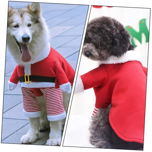 Disfraz de Santa para perro XL cálido y cómodo miniatura 3