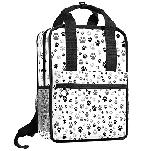 Sac à dos pour garçon motif pattes de chat avec bretelles réglables