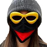 Accessorio a tema straordinario: questa copertura per il viso a becco di uccello incorpora un accento giallo brillante e un becco mobile per un look accattivante, rendendolo il pezzo perfetto per elevare il tuo aspetto in riunioni a tema o occasioni creative di gioco di ruolo