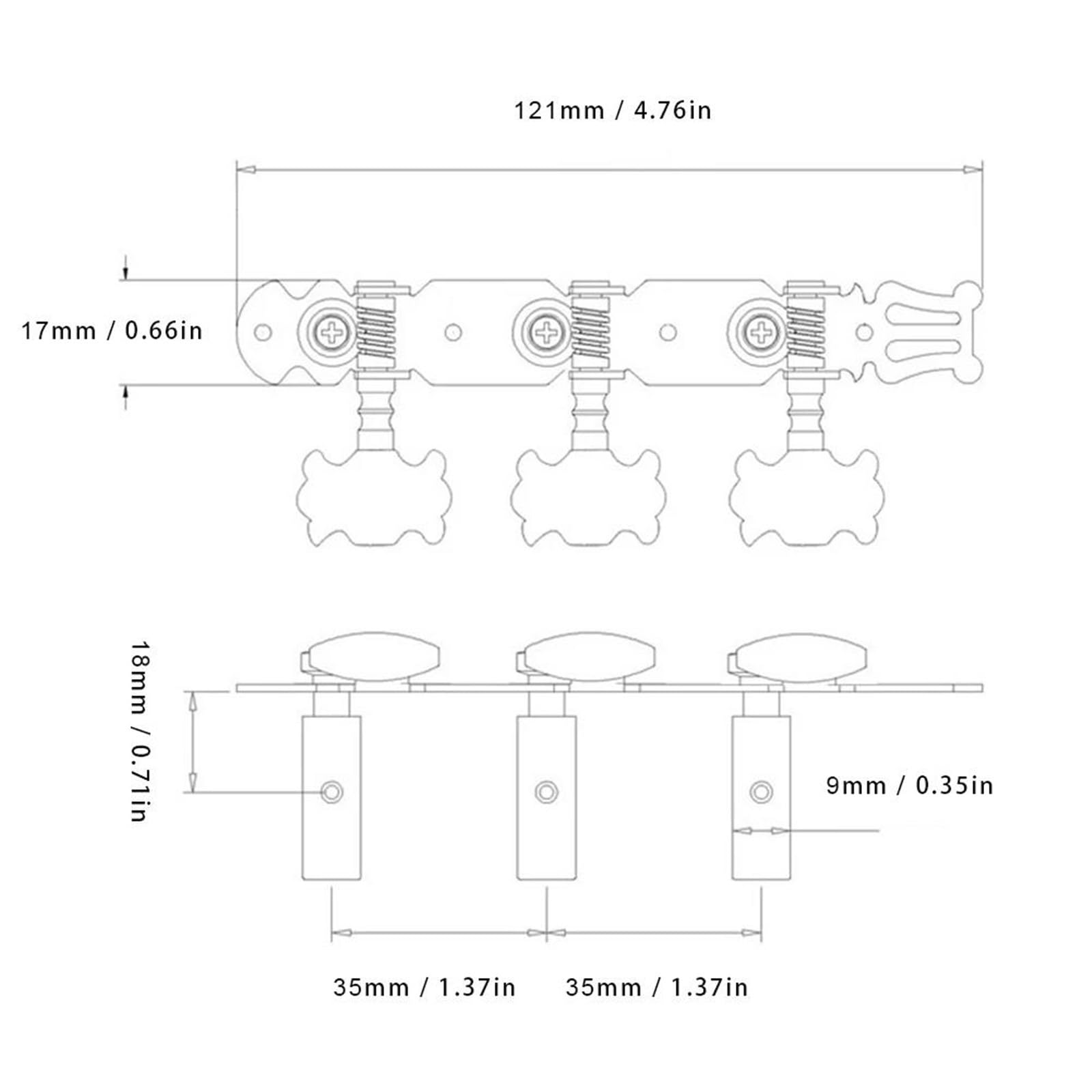 Meccaniche Per Chitarra Classica Accordatore Professionale Facile Accessori Per Strumenti Musicali