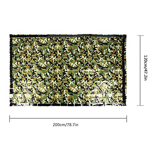 Saco de dormir, Andoer Saco de dormir camuflagem de sobrevivência. Cobertor de emergência para camin