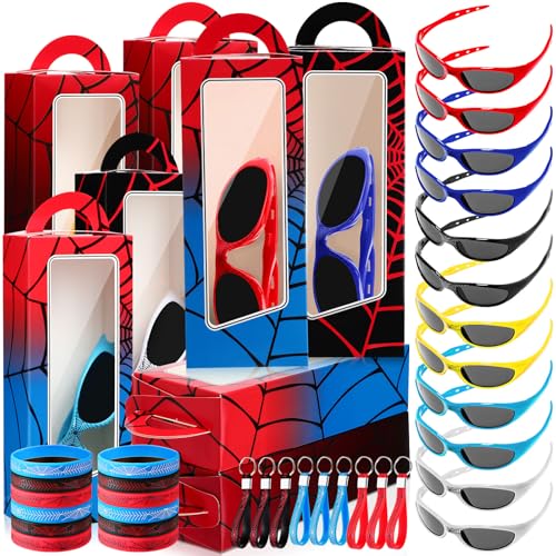 Fournitures de fête d'anniversaire Tellegloww : 12 boîtes cadeaux prêtes à offrir avec surprises