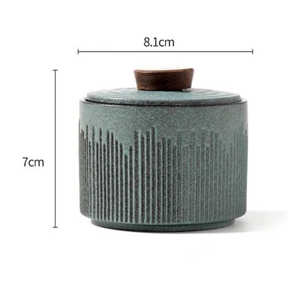 Burriera Bottiglia da tè in vaso di conservazione del burro in ceramica