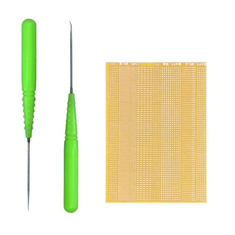 Luejnbogty 3In1 Soldering Lugs+Needle Welding Repairing Tools Solder Piece Rework Pad Welding Point for Phones IC Pad BGA PCB