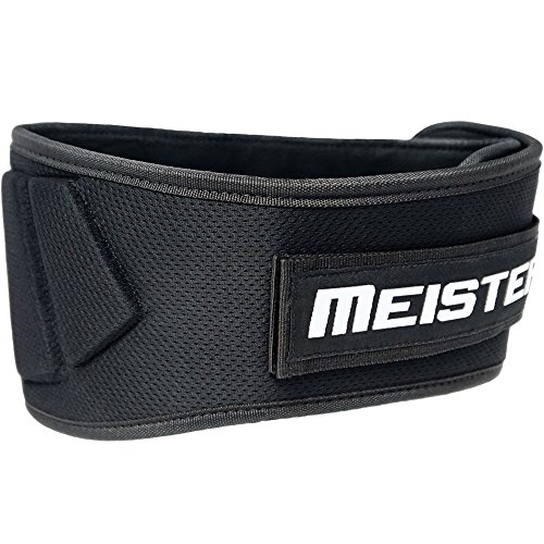 Meister Contoured Neoprene Weight Lifting Belt 6" Back Support - Large/X-Large #TOP18