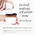 Tinge Body Makeup & Brush Bundle, 48-Hour Medium Coverage Tint with Hyaluronic Acid, Semi-Matte, Water & Transfer Resistant, Vegan, Kabuki Brush for Streak-Free Blending, Fair Neutral, 3.38 Fl Oz