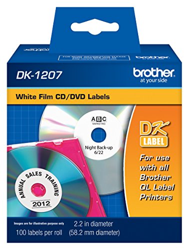 Preisvergleich Produktbild Brother DK-1207 CD / DVD Etikettenrolle