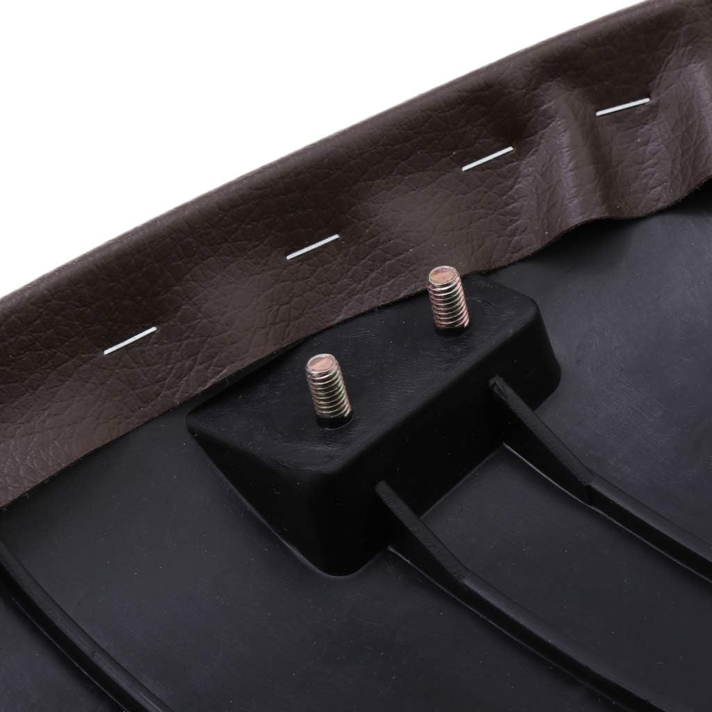 QUTHZZHY シート オートバイ 汎用 脱着式座布団 耐久性 防水性 取り付け簡単, ブラウン