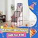 EagleStone 63IN Kids Arcade Basketball Hoop Indoor, LED Scoreboard Basketball Arcade Game Set for Outdoor with Cheer Sounds, Kids Basketball Toys for Boys Girls Age 3-5 5-7 4-8