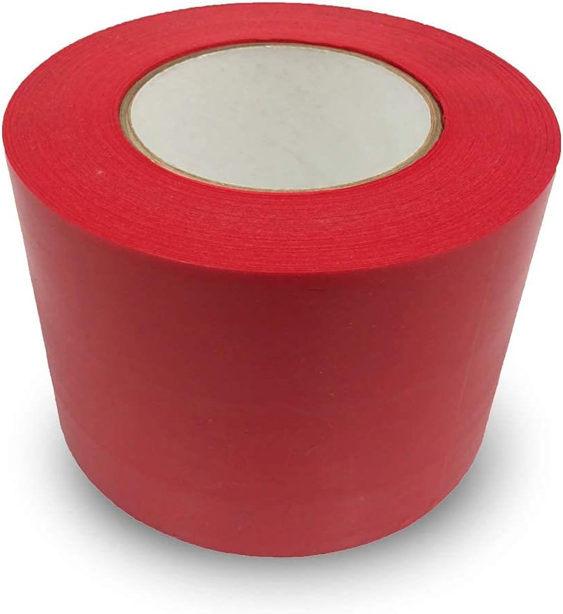 Amazon Com Vapor Barrier Seam Tape Moisture Barrier Seam And Seal Adhesive For Crawl Space Encapsulations Carpet Padding Masking Underlayment Or Marine Use Waterproof 9 Mil 4 Inches X 180 Feet Red