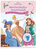 Disney Prinzessin: Märchenhafter Anziehspaß: Mit zauberhaften Ausmalbildern und vielen Stickern