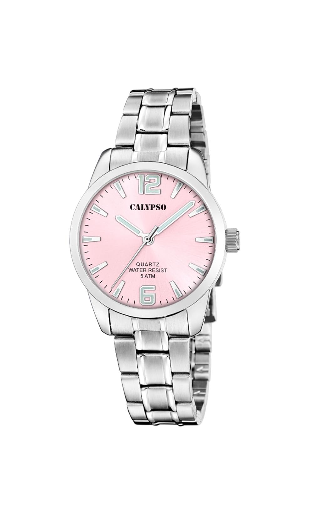 Calypso Ladies Stainless Steel Watch with Steel Bracelet K5867/5