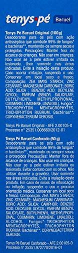 Tenys Pé, Desodorante pas os Pés, pacote de 3 unidades