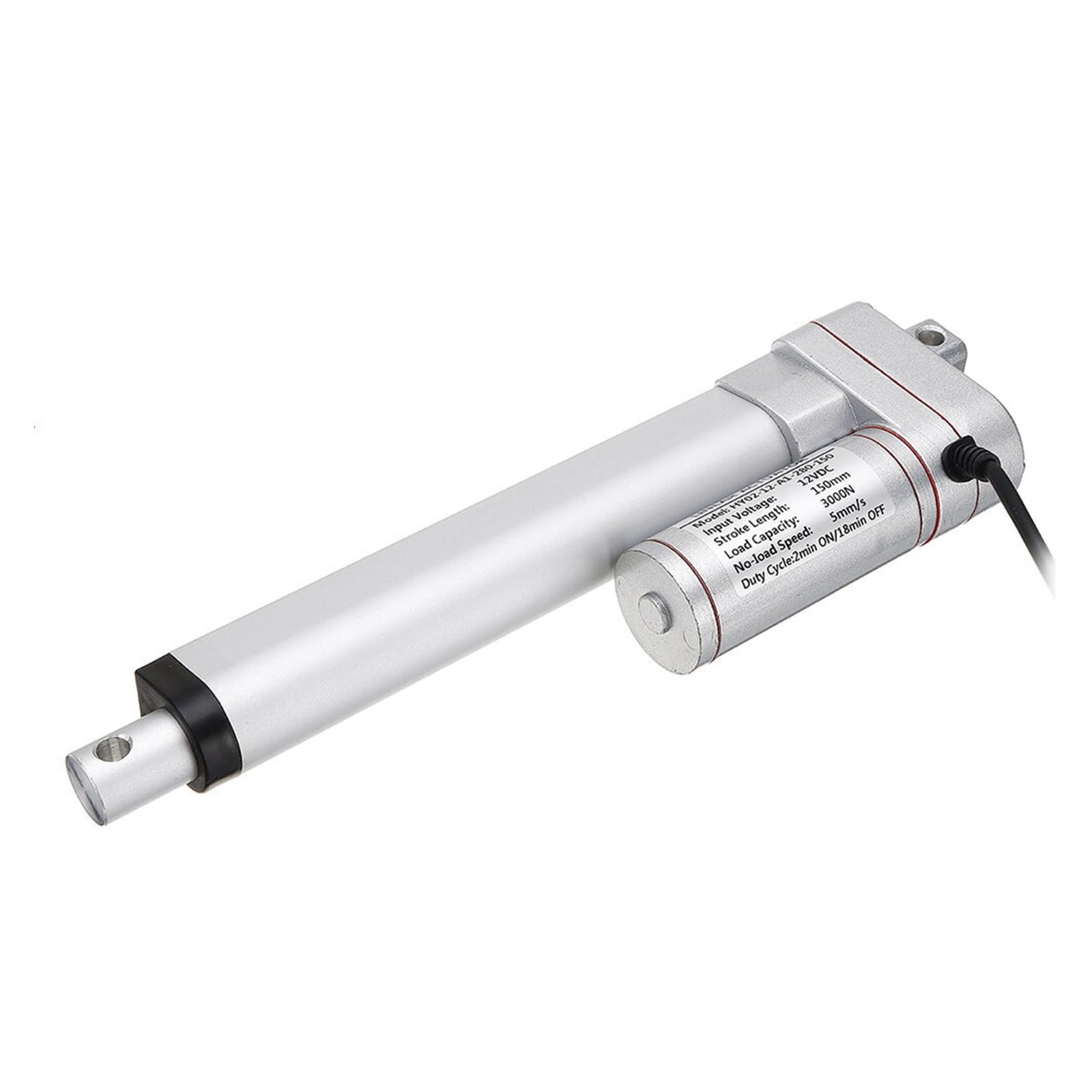 Attuatore lineare 1500N, 12V / 24V DC Motore lineare for Apri Finestra con azionamento Elettrico Corsa 50mm 100mm 150mm 200mm 250mm(24V 1500N 4mm s,Stroke 50mm)