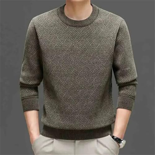 Winter Men Fleece Thicken Warm Sweater Fashion Casual Versatile Male Clothes Long Sleeve Basic Warm Knit Pullovers2