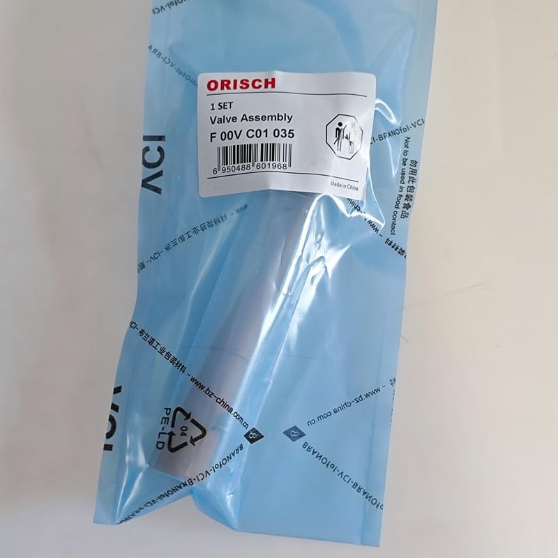 Common Rail Injector Valve Assembly F00VC01035 for Diesel CR Injector 0445110114,0445110113