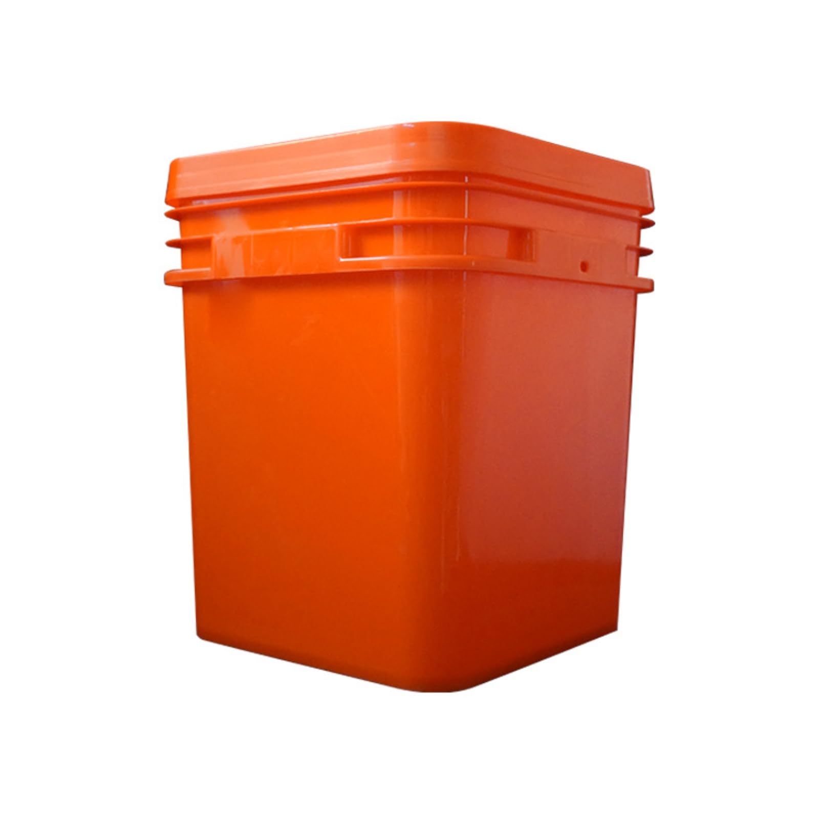 Auslaufsich eckig, Orange, 25 Liter