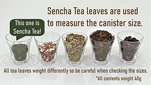 KOTODO Natural Wood Tea Tin Canister : Oak/Long 7oz (200g), Japan by KOTODO - Image 5