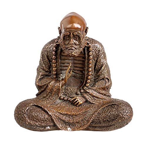 Bouddha Bodhi sculpture cuivre pur Dharma un cadeau de protection