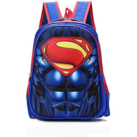 School Bag,Kid Backpack Superhero Children Backpack Adjustable Kindergarten Book Bags Primary School Boy Girls Book Backpack Cover