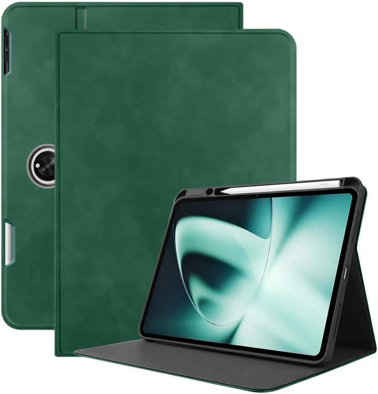 Robustrion Cover for OnePlus Pad Cover with Pencil Holder, Flip Case Cover for OnePlus Pad 11.61 inch 2023, Support Auto Sleep Wake - Dark Green (B0C6543QNV) Amazon Price History, Amazon Price Tracker