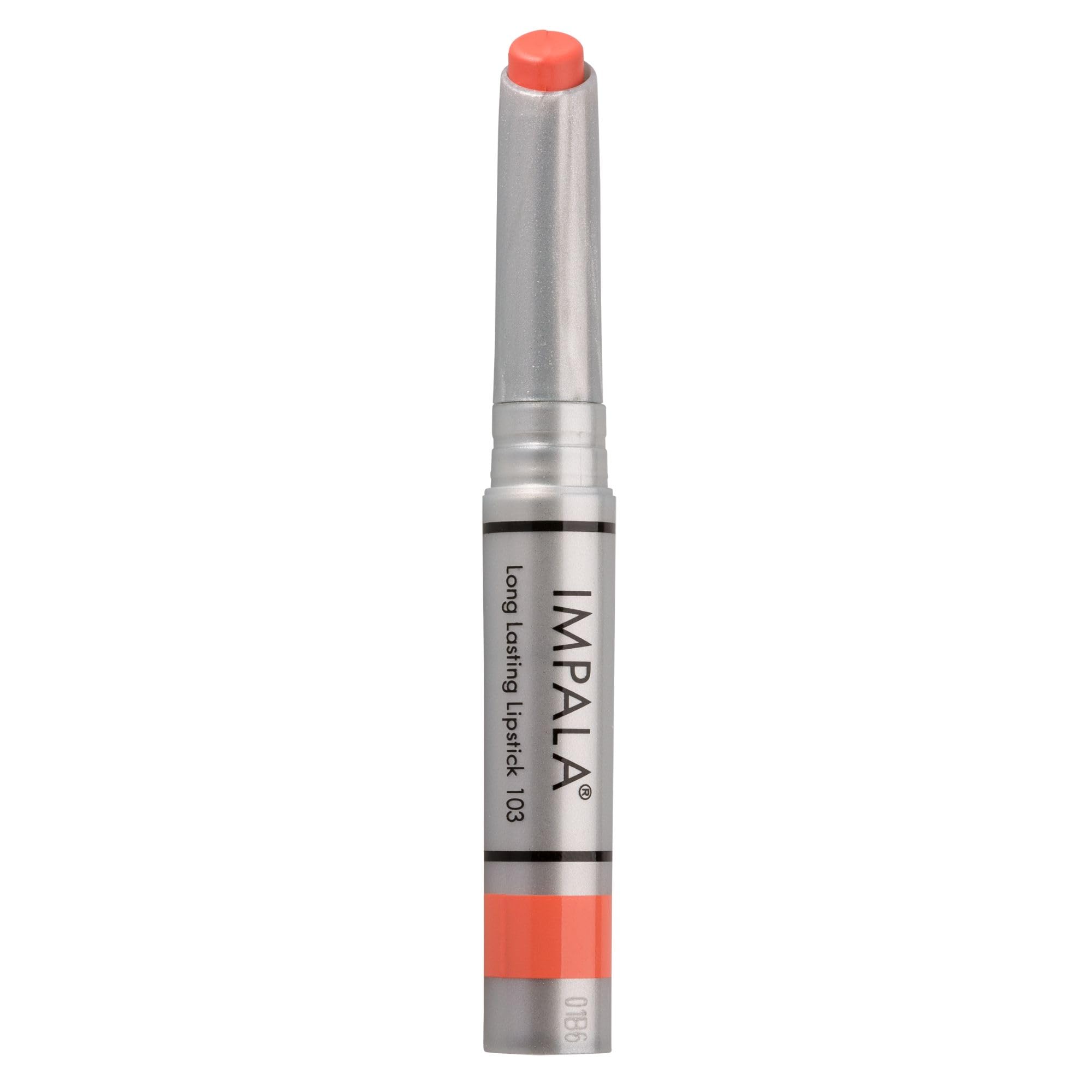 IMPALA | Pinta Labios Longlasting Color Coral Rosado Mate Nº 103 | Barra de labios Permanente, textura cremosa | Larga Duración | Labial Hidratante con cobertura total | Hidrata y Cuida