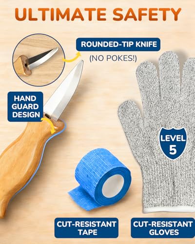 Wood Carving Kit for Kids