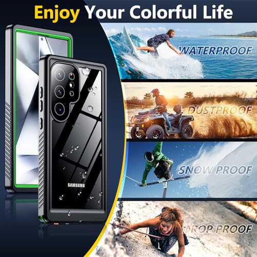 Justcool SCY-FS S24 ULTRA-GREEN Designed For Galaxy S24 Ultra Case Waterproof thumb #6