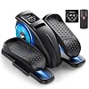 MERACH Under Desk Elliptical Machine, Elliptical Leg Exerciser As Seen On TV for Seniors Adults Fully Assembled, Elliptical Exercise Machine Portable Electric Pedal with Remote Control&12 Auto Mode