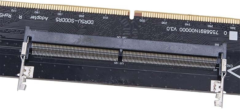 DDR5 Adapter Card Laptop to Desktop Memory Adapter Card 1.1V U-DIMM Adapter Card with Overcurrent Protection Design A
