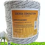 CONDUCTIVIDAD SUPERIOR: Cable con 6 conductores de acero inoxidable y 3 de cobre-estaño, ofrece resistencia ultrabaja de 0,03 Ω/m para máxima transmisión eléctrica en largas distancias.