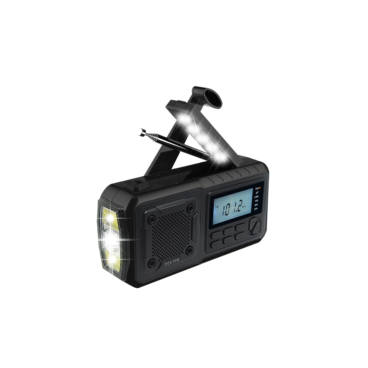 Beafon Btec-rds670 Black - Radio Portátil con Manivela