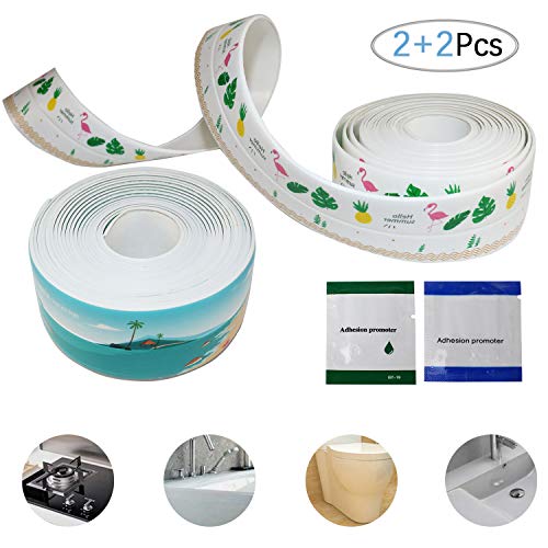 Caulk Strip Flex Seal Tape Caulk Flexible Waterproof Tape for Kitchen Bathroom Tub