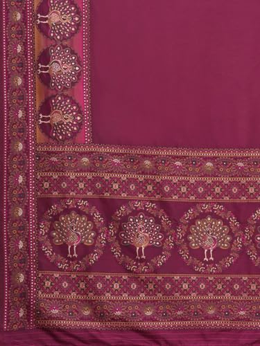 AKHILAM kanjivaram silk saree in soft silk – image 6