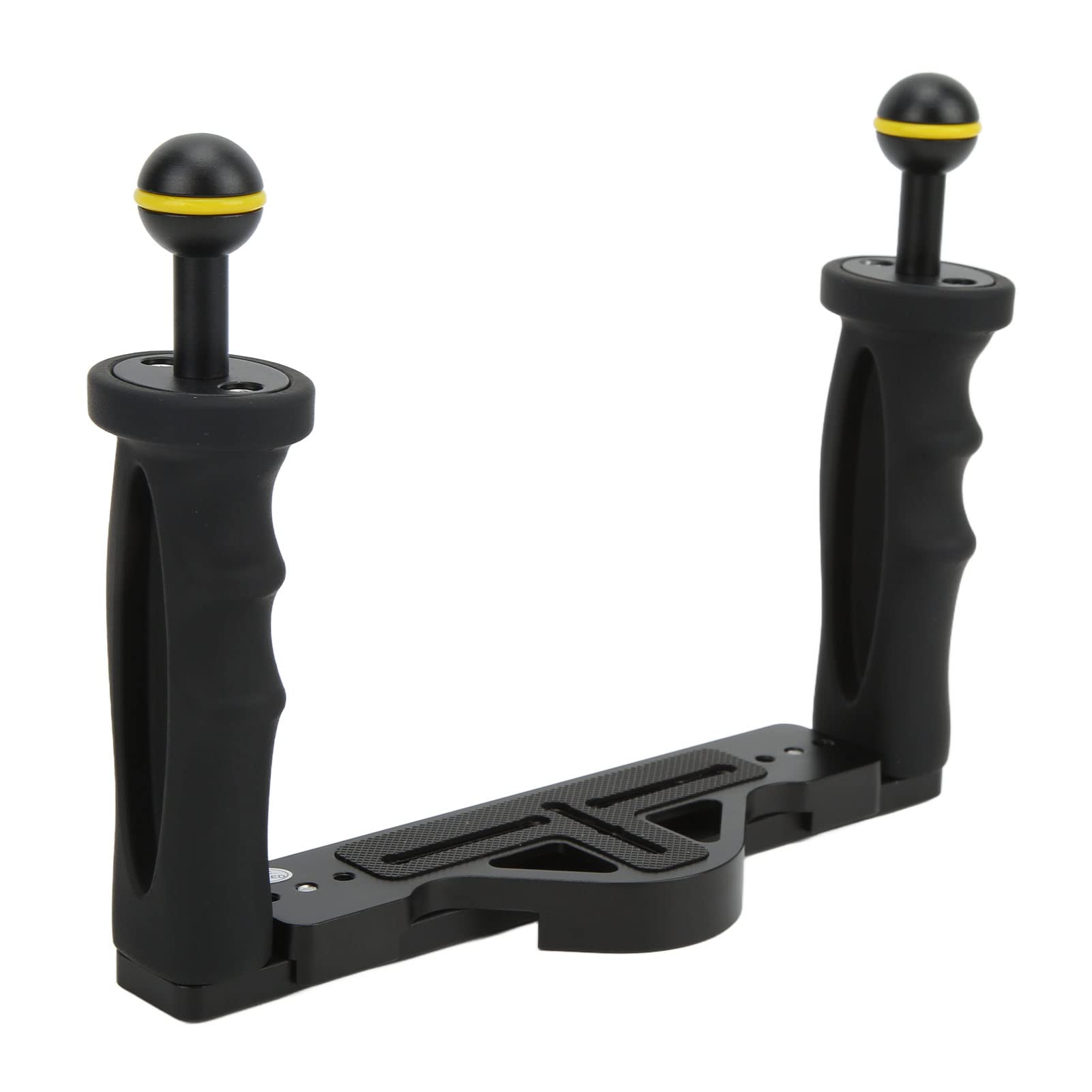 Bandeja para Cámara Subacuática TS 7 de Doble Asa, Estabilizador de Cámara de Acción de Buceo de Aluminio, Soporte de Luz Estabilizador de Cámara Impermeable para Tomas