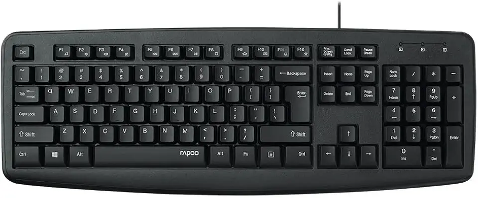 Rapoo Teclado USB preto NK2600