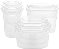 Vista 16 de Zip Top - Contenedores reutilizables de silicón 100 % platino