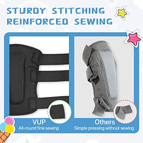 image for VUP Kids Protective Gear Soft Knee and Elbow Pads for Kids with Gloves