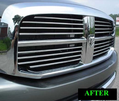 312 Motoring Fits 2004-2010 Dodge Durango Chrome Grille Grill Kit 2005 2006 2007 2008 2009 04 05 06 07 08 09 10 Limited Slt Sxt St Hybrid 4X4 #TOP4