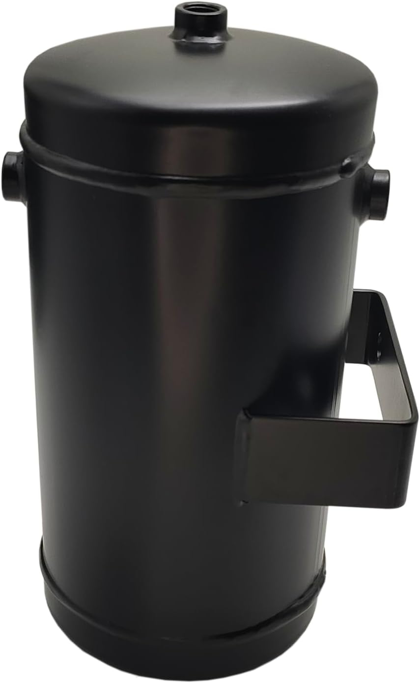 1 Gallon Air Tank with 4 Port 1/4 inch NPT- Black Finish