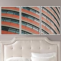 3 Piece Framed Canvas Wall Art Abstract Cool Line Canvas Prints Home Artwork Decoration for Living Room,Bedroom - 16