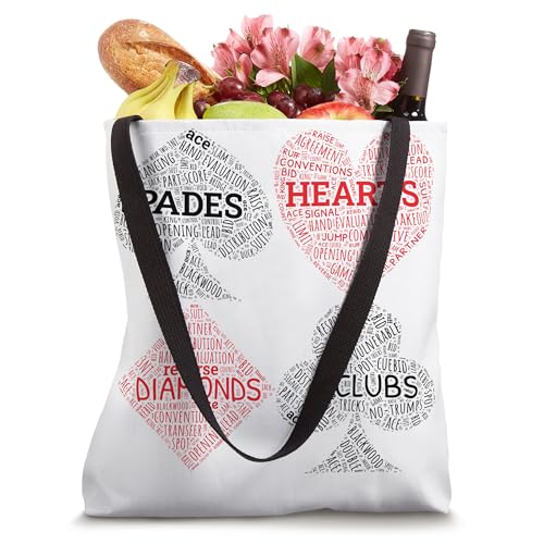 Bolsa Tote con Diseño Contract Bridge Terms miniatura 4