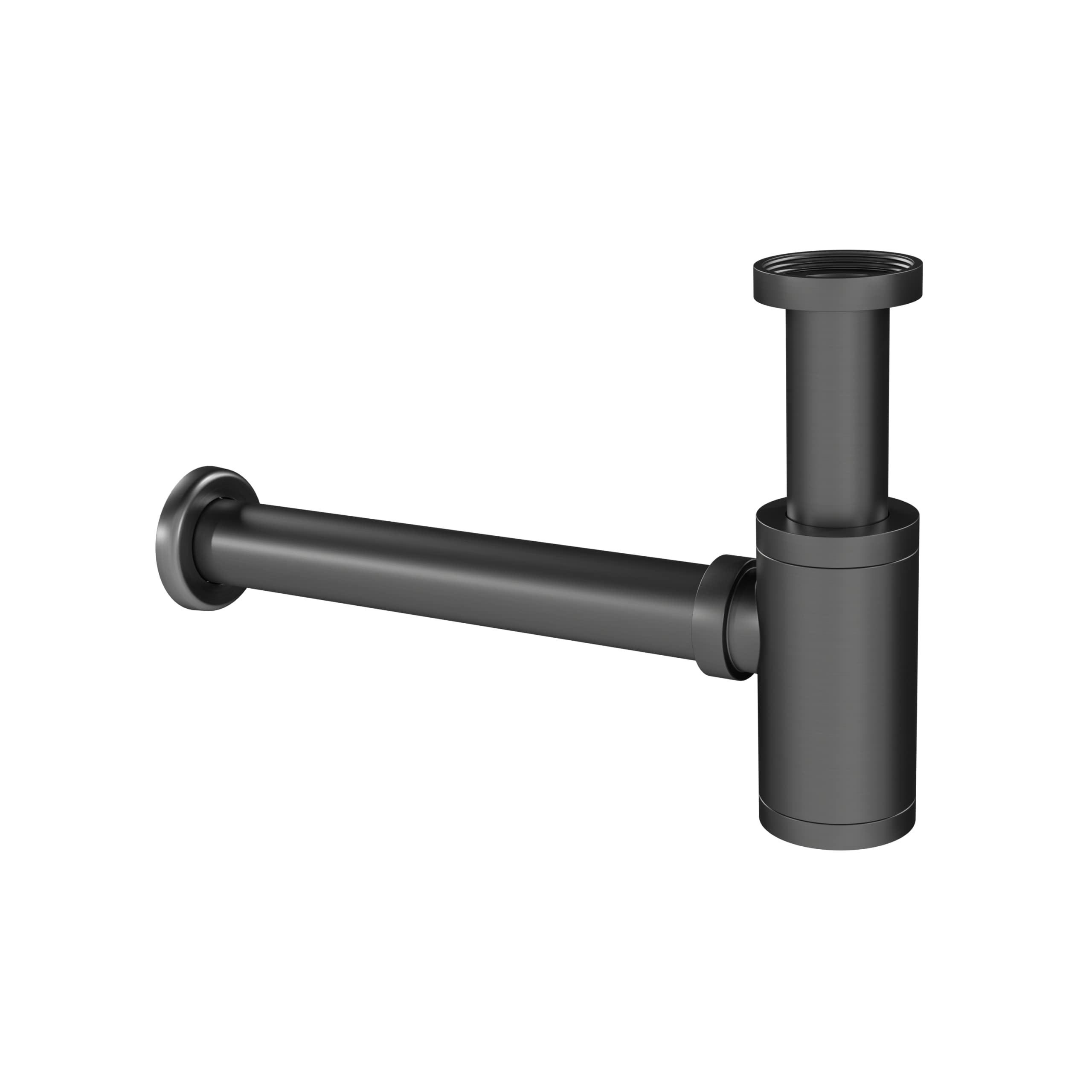 BERNSTEIN Siphon 1924 für Waschbecken Universal für Waschbecken 6 Waschtische Ablauf mit Geruchsverschluss Flaschensiphon in Gunmetal