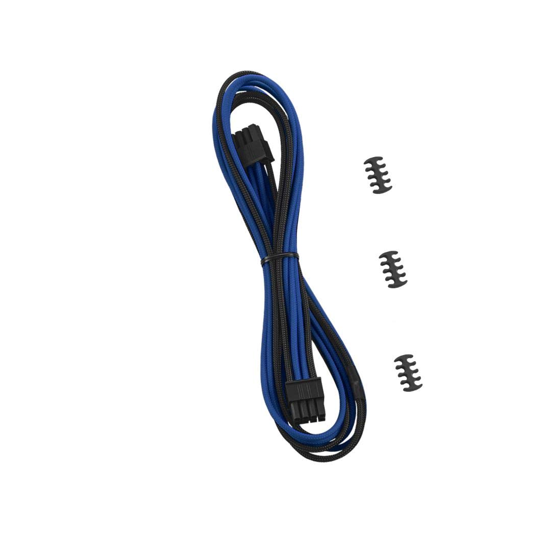 CableMod C-Series Classic ModMesh Sleeved 8-pin PCI-e Cable for  Type 4 RM Black Label/RMi/RMX (Black + Blue, 60cm)
