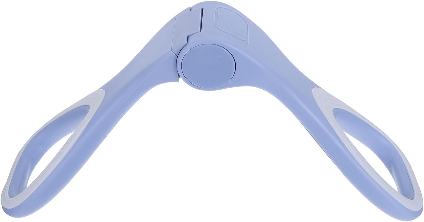 PACKOVE Thigh Trainer Inner Thigh Exerciser for Women Sky Blue Floor Muscle Training Device for Weight Loss and Glute Strengthening